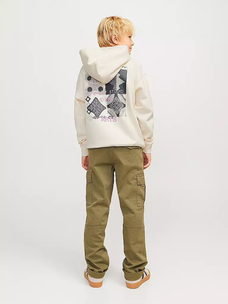 JACK & JONES | Jungen Kapuzensweater - Hoodie JORNOHO  | Blanc