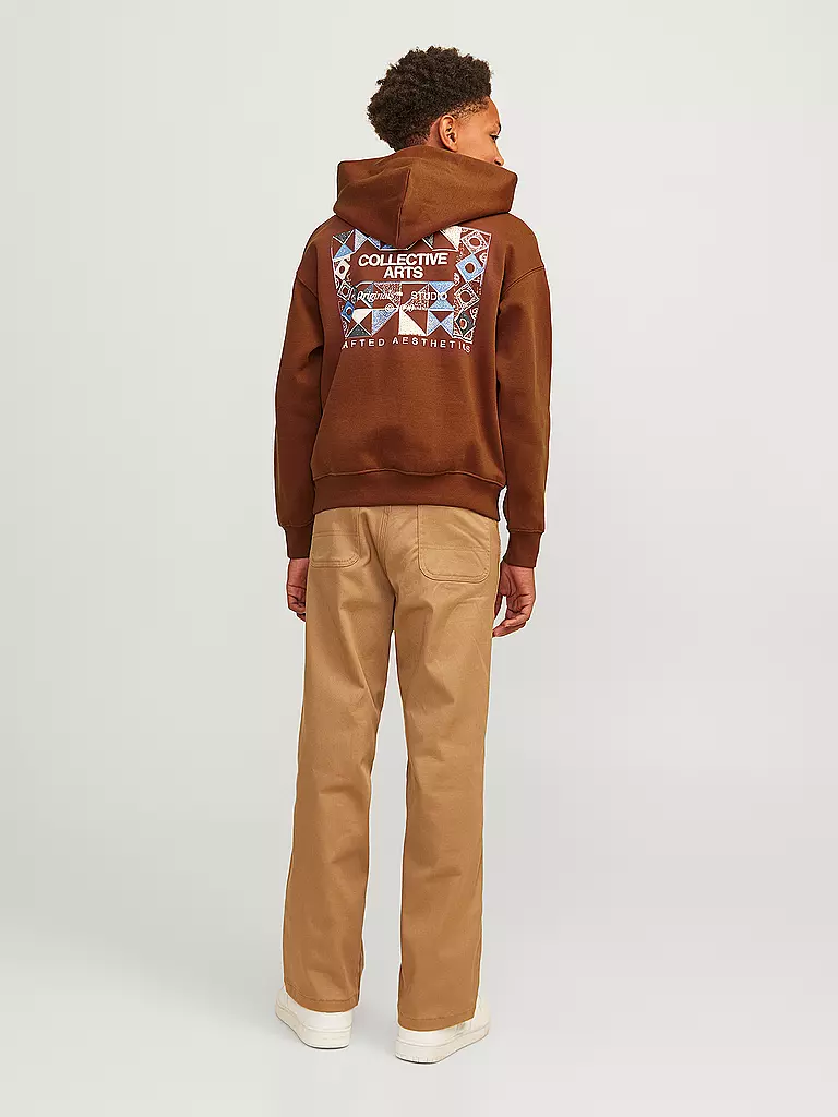 JACK & JONES | Jungen Kapuzensweater - Hoodie JORNOHO  | Marron