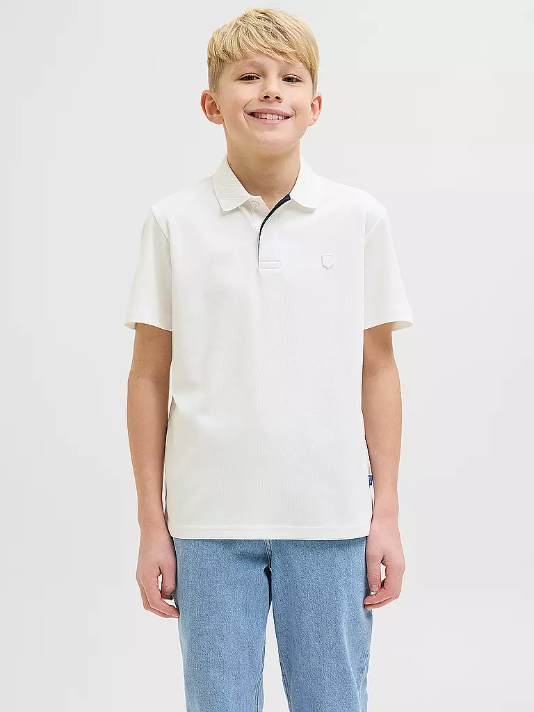 JACK & JONES | Jungen Poloshirt JPRCCRODNEY | Blanc