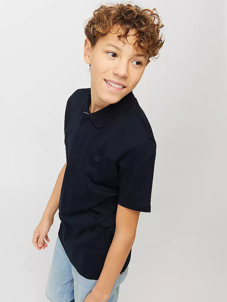 JACK & JONES | Jungen Poloshirt JPRCCRODNEY | Bleu foncé