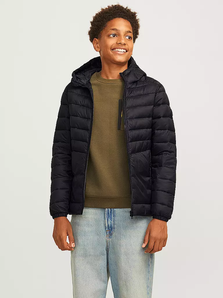 JACK & JONES | Jungen Steppjacke JJESPRINT | Noir