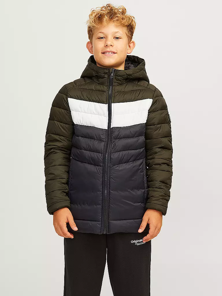 JACK & JONES | Jungen Steppjacke JJESPRINT | Olive