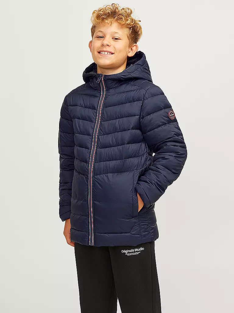 JACK & JONES | Jungen Steppjacke JJESPRINT | Bleu foncé