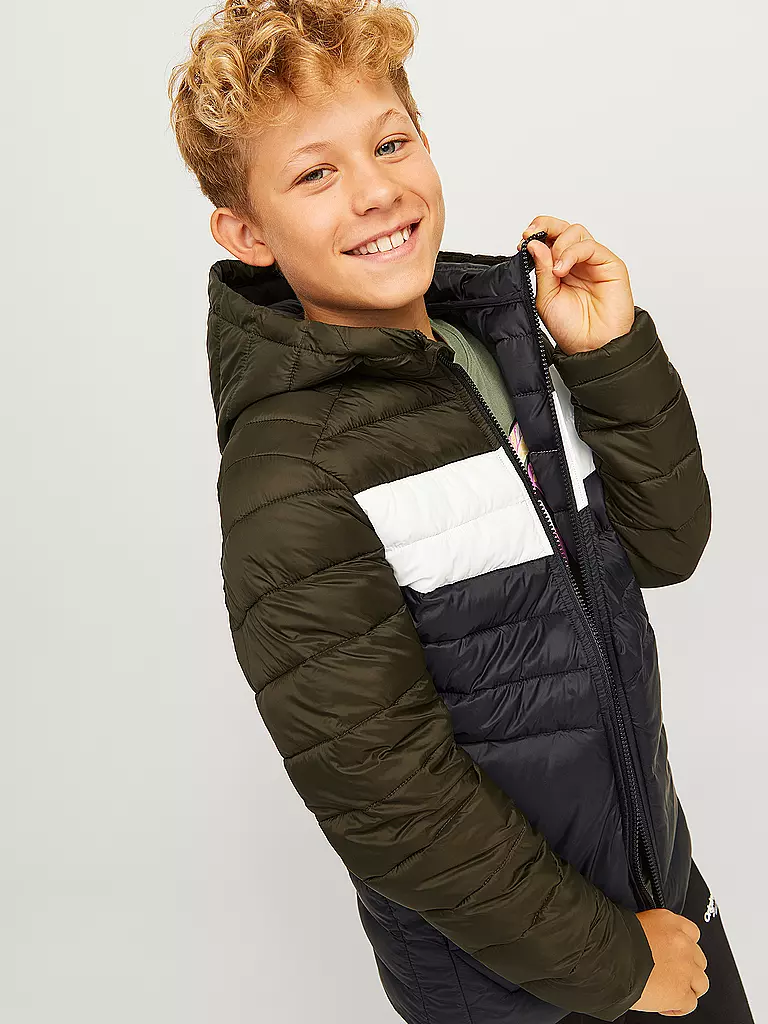 JACK & JONES | Jungen Steppjacke JJESPRINT | Olive