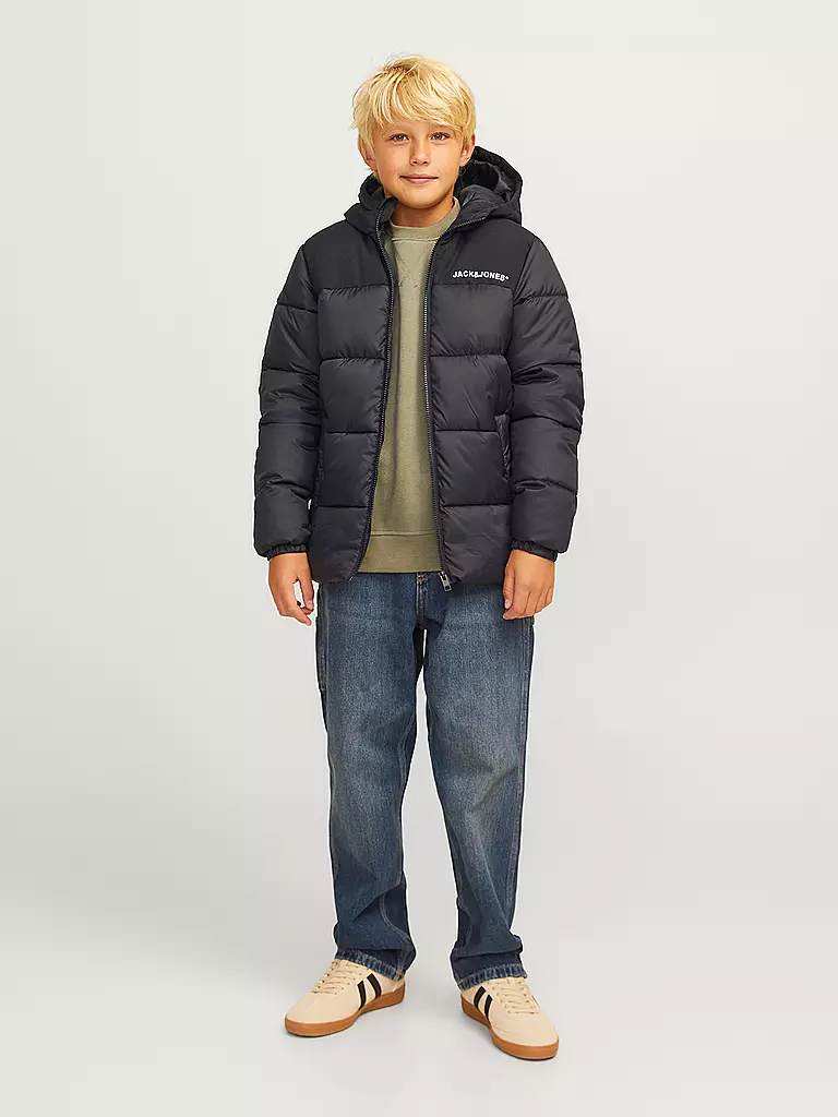 JACK & JONES | Jungen Steppjacke JJMOON | Noir