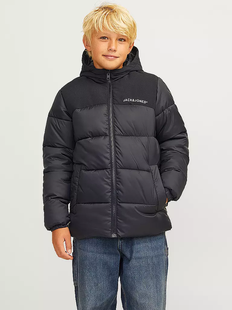 JACK & JONES | Jungen Steppjacke JJMOON | Noir