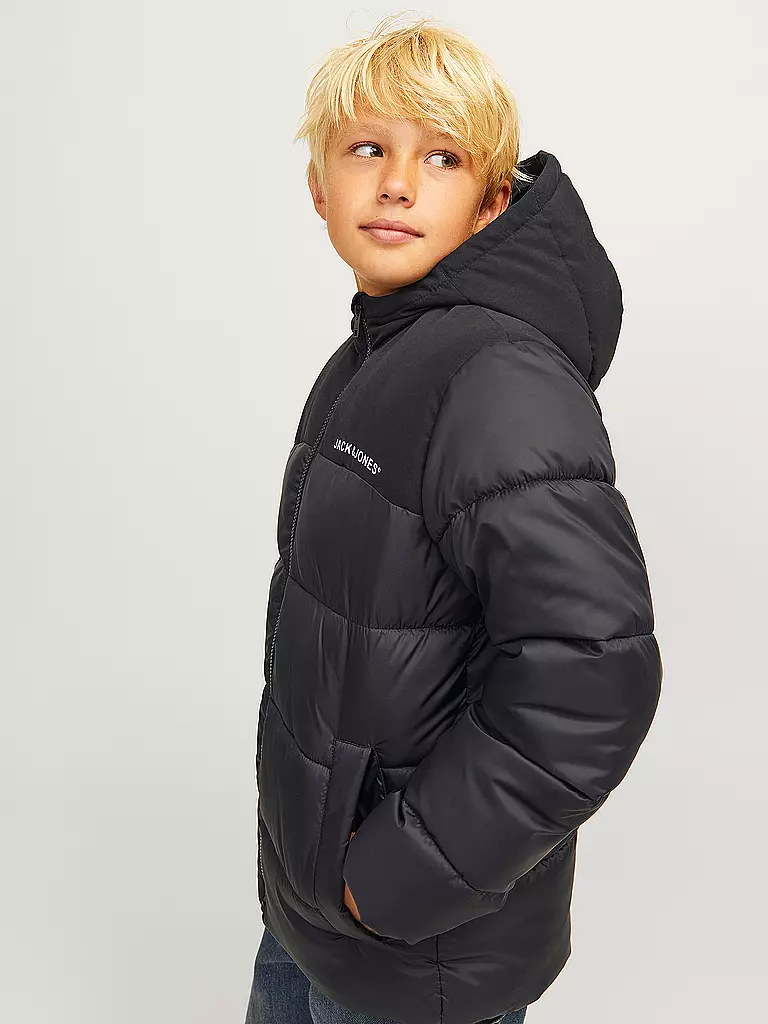JACK & JONES | Jungen Steppjacke JJMOON | Noir
