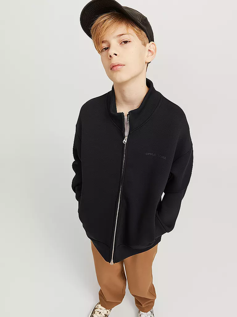 JACK & JONES | Jungen Sweatjacke JCOKINETIC  | Noir