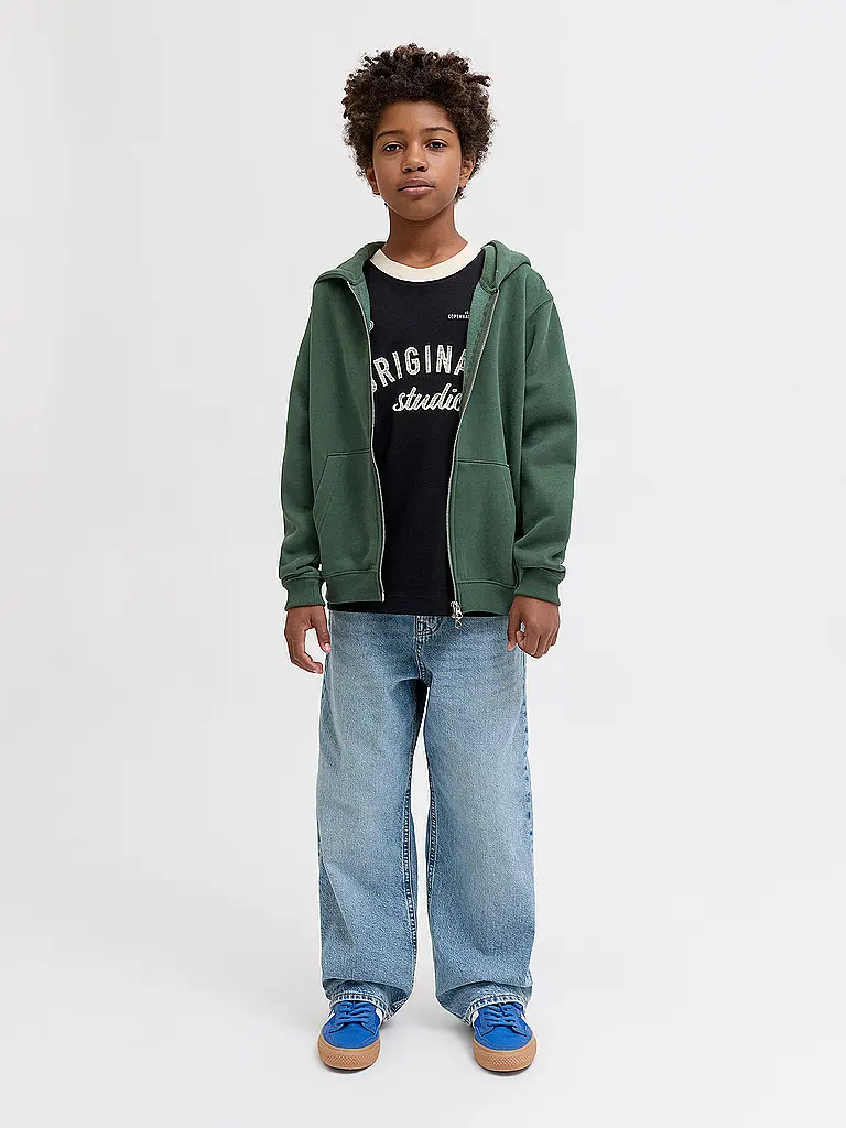 JACK & JONES | Jungen Sweatjacke JORBEDFORD  | Vert foncé