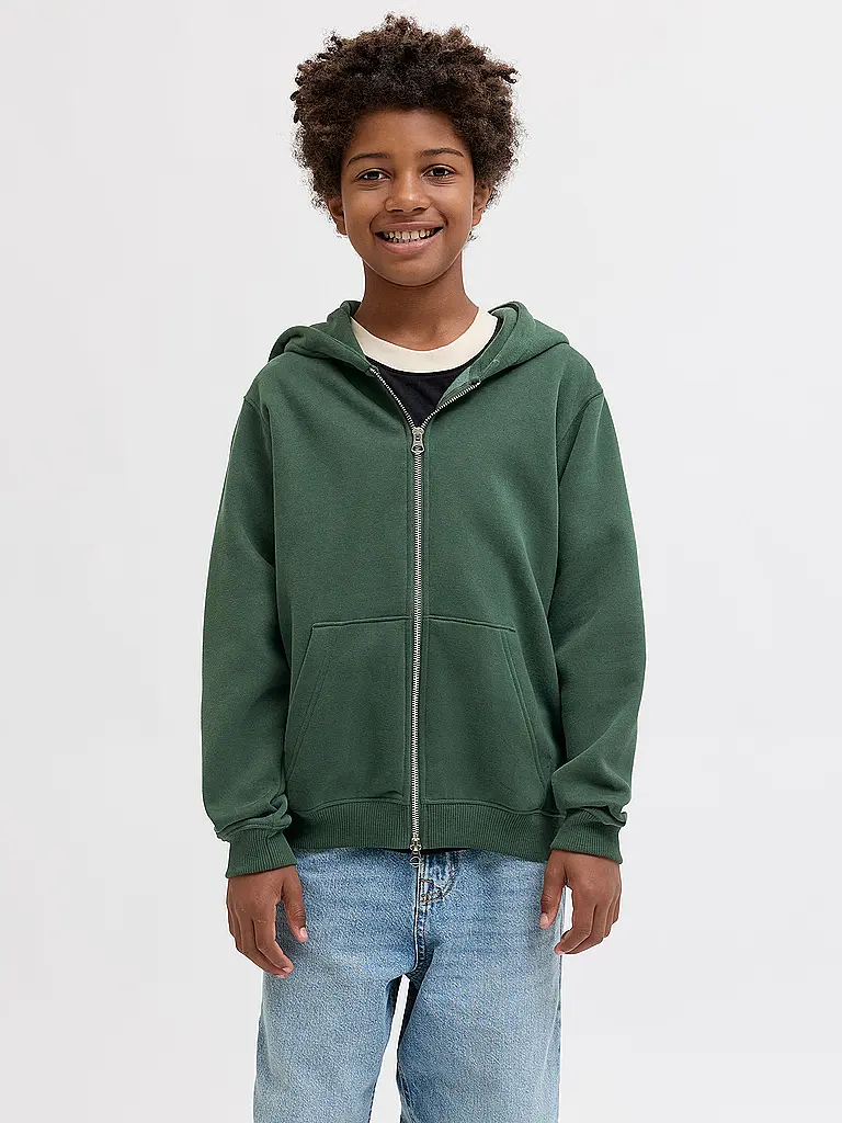 JACK & JONES | Jungen Sweatjacke JORBEDFORD  | Vert foncé