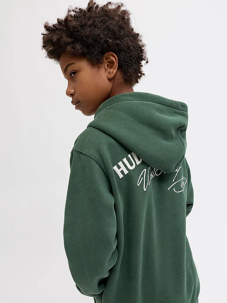 JACK & JONES | Jungen Sweatjacke JORBEDFORD  | Vert foncé