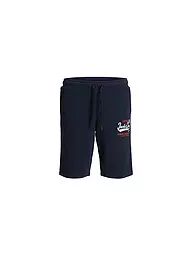 JACK & JONES | Jungen Sweatshorts JPSTLOGO  | Bleu foncé