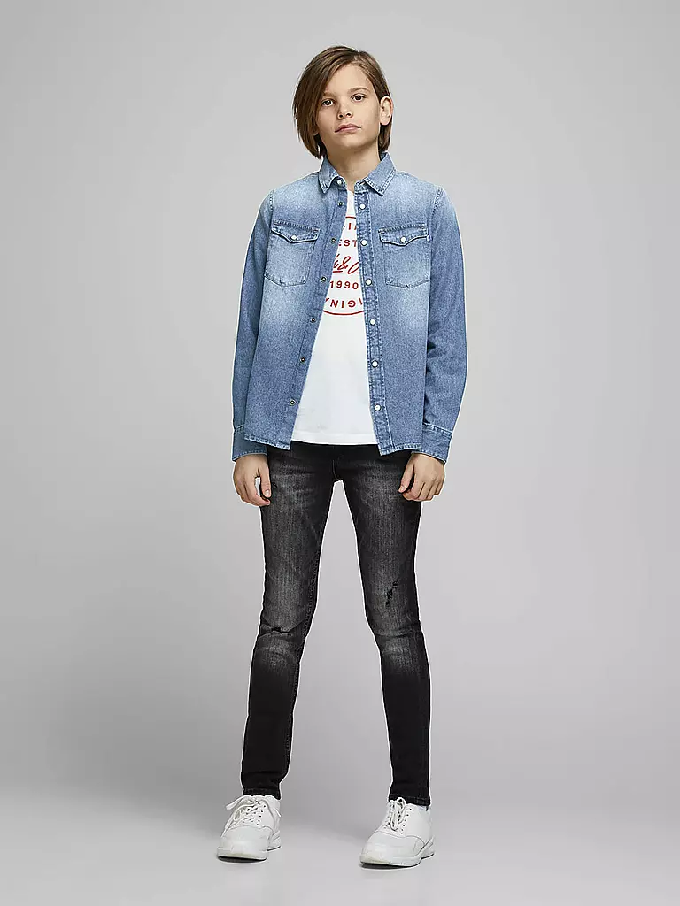JACK & JONES | Jungen-Jeanshemd "JJEWESTERN SHERIDAN" | Bleu