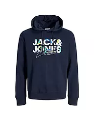 JACK & JONES | Kapuzensweater - Hoodie JJGEPLAS | Bleu foncé