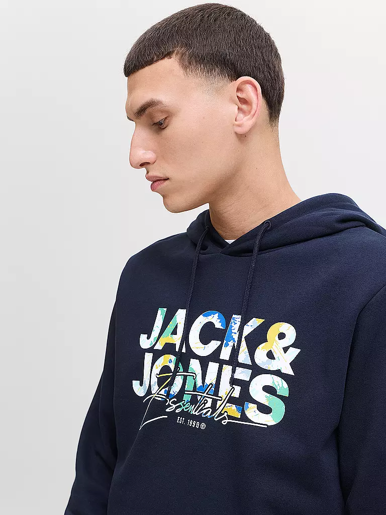 JACK & JONES | Kapuzensweater - Hoodie JJGEPLAS | dunkelblau