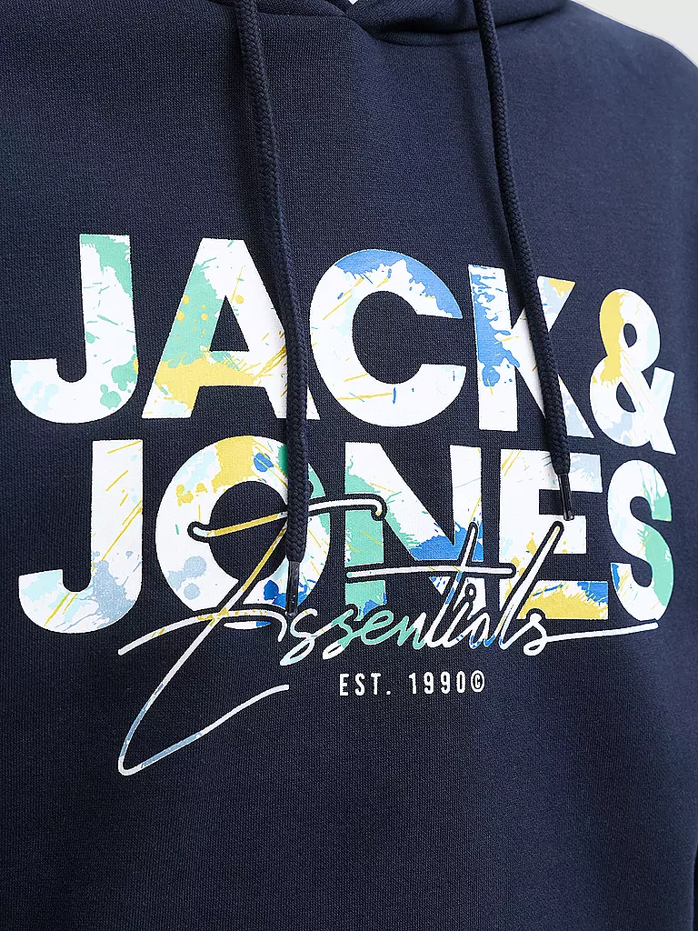 JACK & JONES | Kapuzensweater - Hoodie JJGEPLAS | dunkelblau