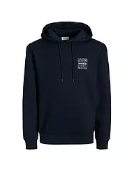 JACK & JONES | Kapuzensweater - Hoodie JJLINER | Bleu foncé