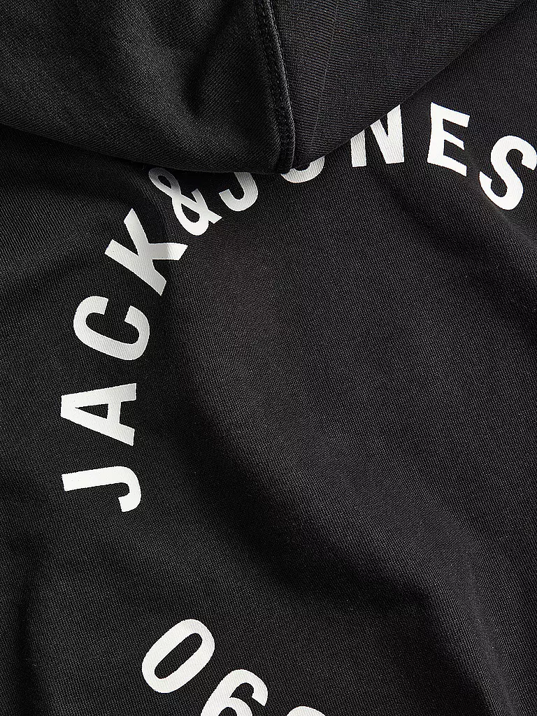 JACK & JONES | Kapuzensweater - Hoodie JJSUNSET  | Noir