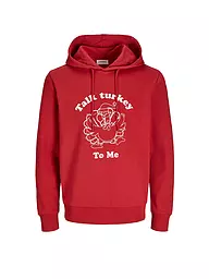 JACK & JONES | Kapuzensweater - Hoodie JJXMAS  | Rouge
