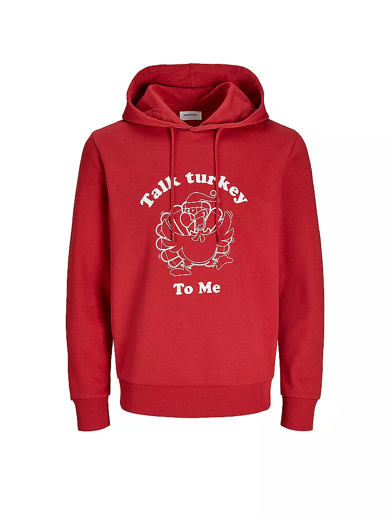 JACK & JONES | Kapuzensweater - Hoodie JJXMAS  | Rouge