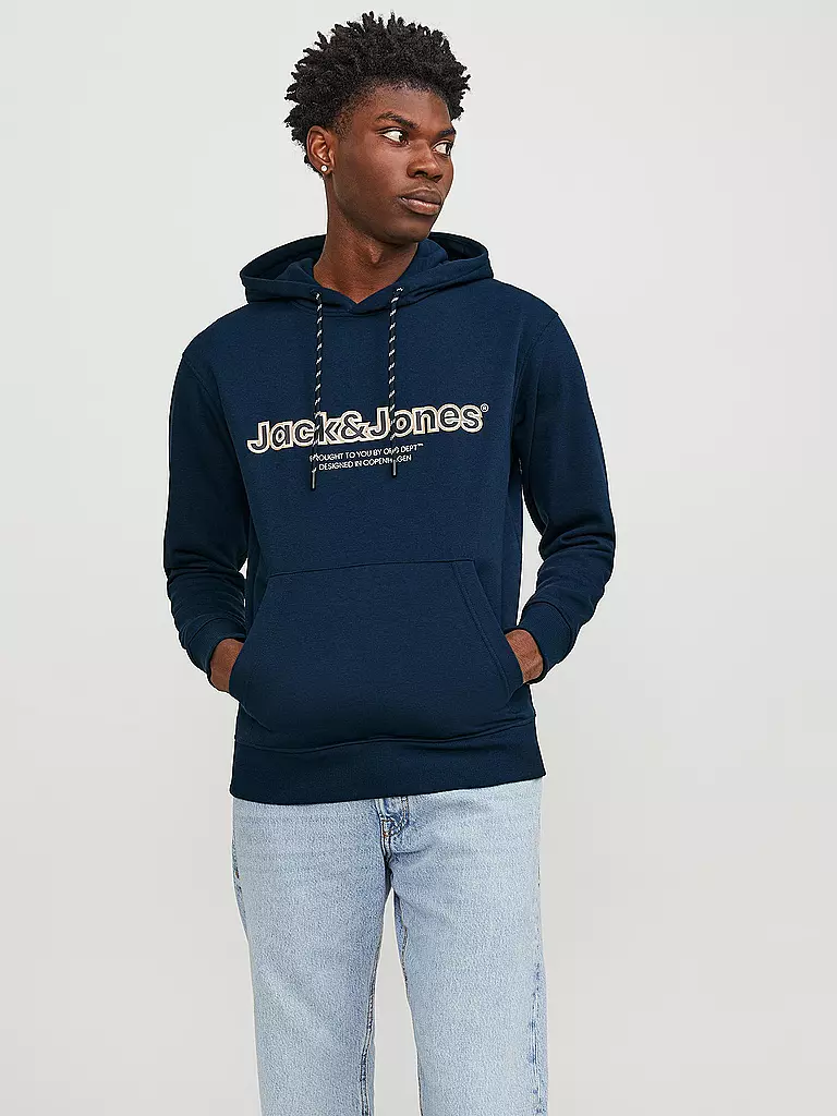JACK & JONES | Kapuzensweater - Hoodie JORLAKEWOOD | Bleu