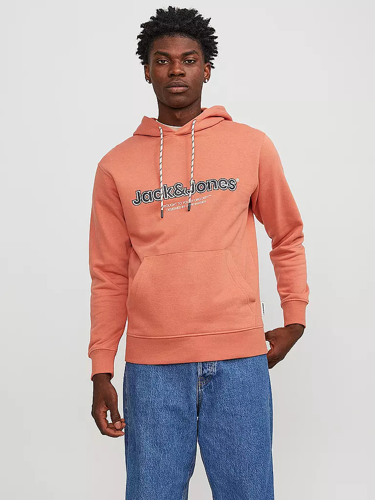 JACK & JONES | Kapuzensweater - Hoodie JORLAKEWOOD | Orange