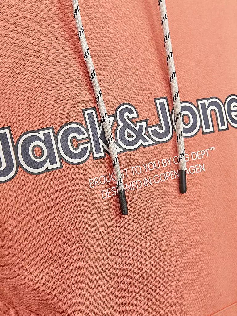 JACK & JONES | Kapuzensweater - Hoodie JORLAKEWOOD | Orange