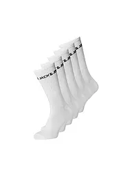 JACK & JONES | Lot de 5 paires de chaussettes | Blanc