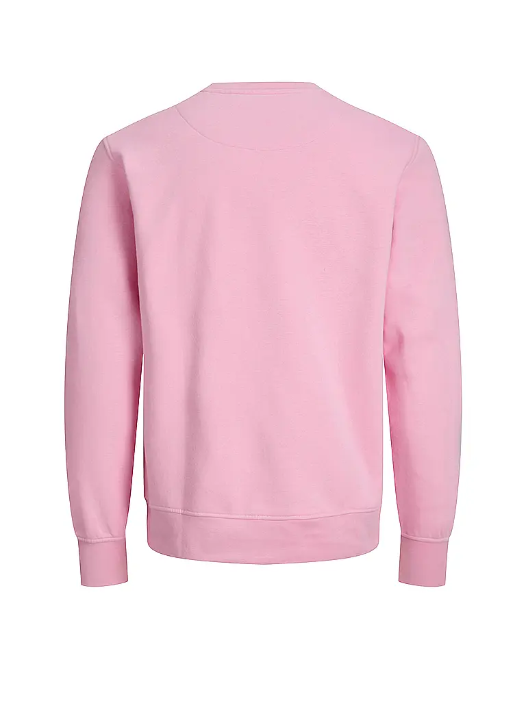 JACK & JONES | Nom du produit: Sweater JJESOHO
Marque: JACK & JONES
Couleur: rose
Catégories: Mode, Homme

Longueur des manches: Manches longues
Encolure: Col rond
Matière: Coton
Motif: Uni
Coupe (vêtements d'extérieur): Regular
Détails: Logo | Rose
