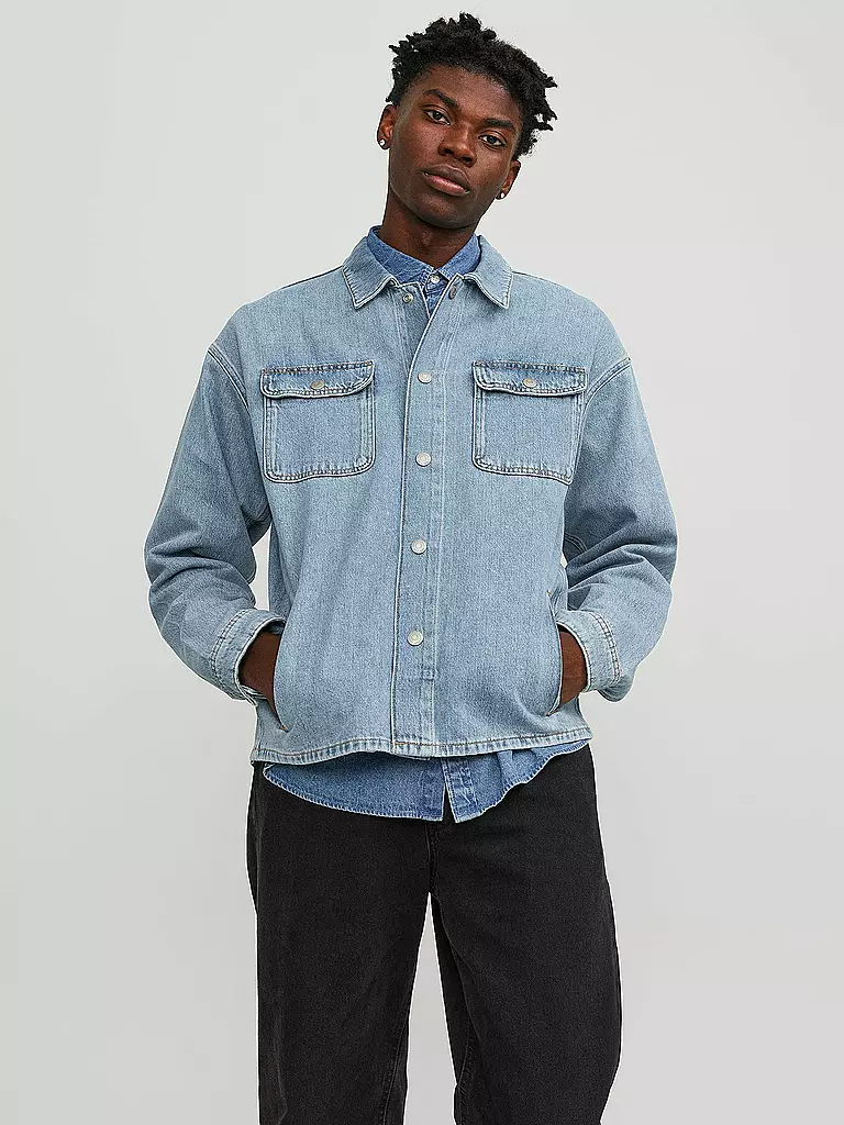 JACK & JONES | Overshirt JJICHASE JJOVERSHIRT | Bleu clair