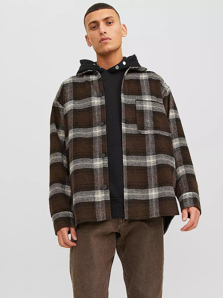 JACK & JONES | Overshirt JORZAC | Marron
