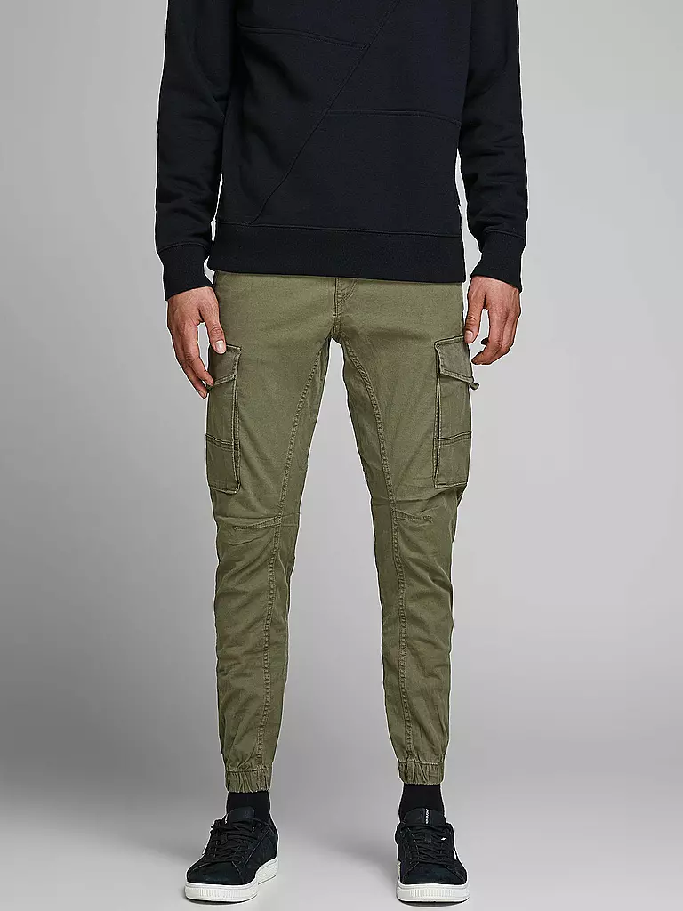 JACK & JONES | Pantalon cargo "JJIPAUL JJFLAKE" | olive