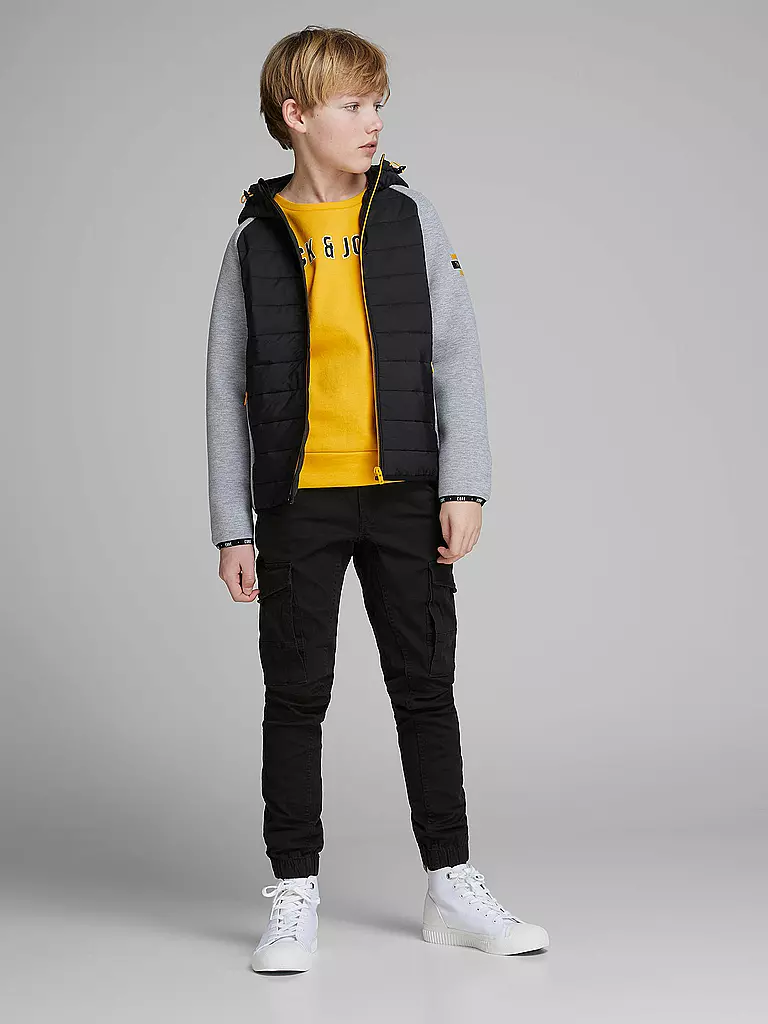 JACK & JONES | Pantalon cargo garçon « JJIPAUL » | schwarz