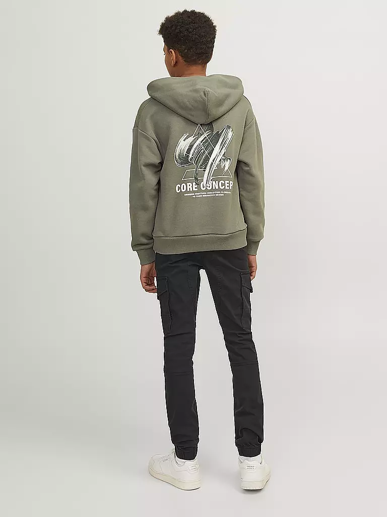 JACK & JONES | Pantalon cargo garçon « JJIPAUL » | schwarz