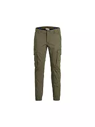 JACK & JONES | Pantalon cargo garçon « JJIPAUL » | Olive