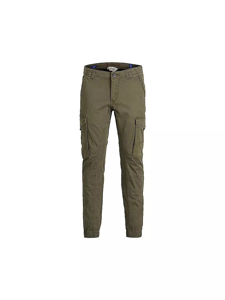 JACK & JONES | Pantalon cargo garçon JJIPAUL JJFLAKE | olive