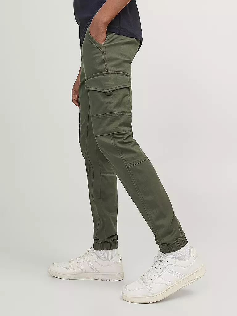 JACK & JONES | Pantalon cargo garçon JJIPAUL JJFLAKE | olive
