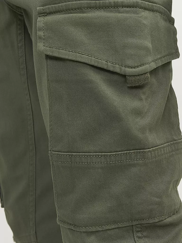 JACK & JONES | Pantalon cargo garçon JJIPAUL JJFLAKE | olive