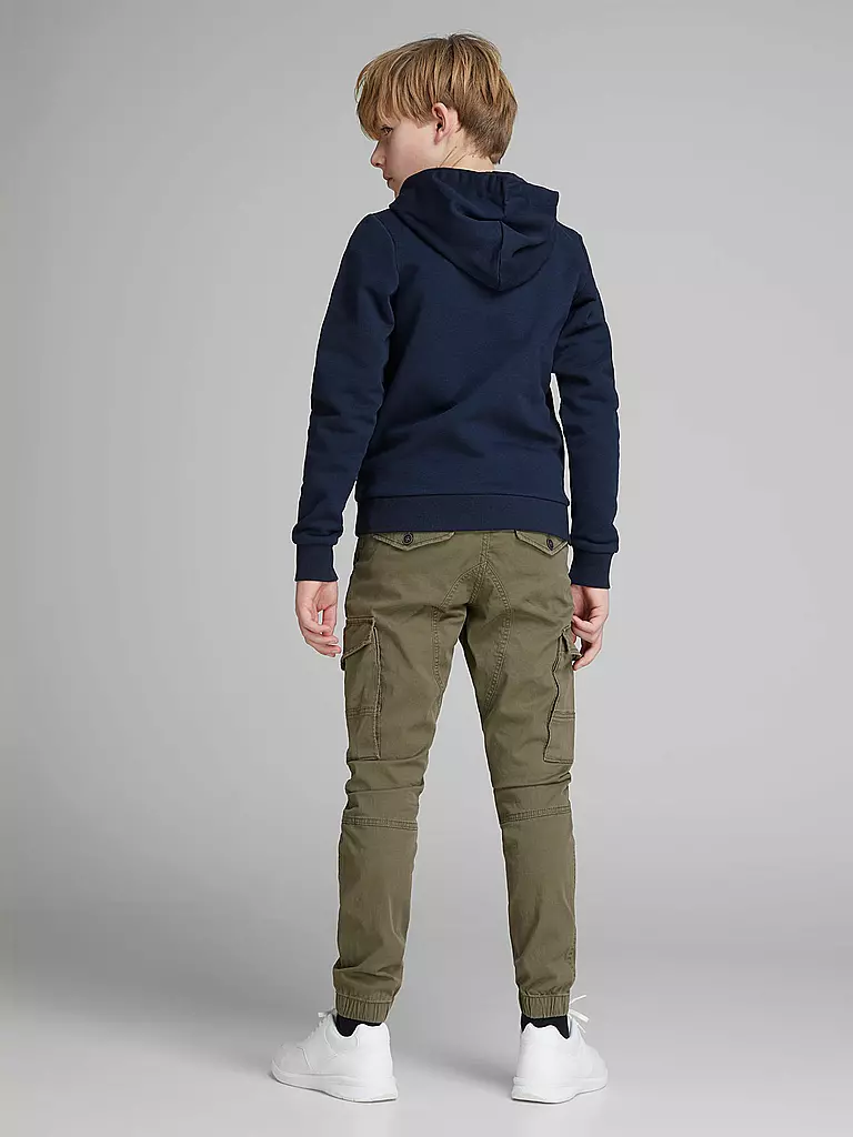 JACK & JONES | Pantalon cargo garçon JJIPAUL JJFLAKE | olive
