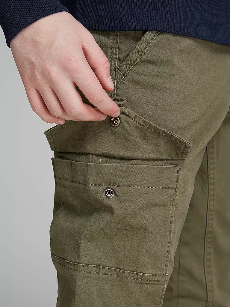 JACK & JONES | Pantalon cargo garçon JJIPAUL JJFLAKE | olive