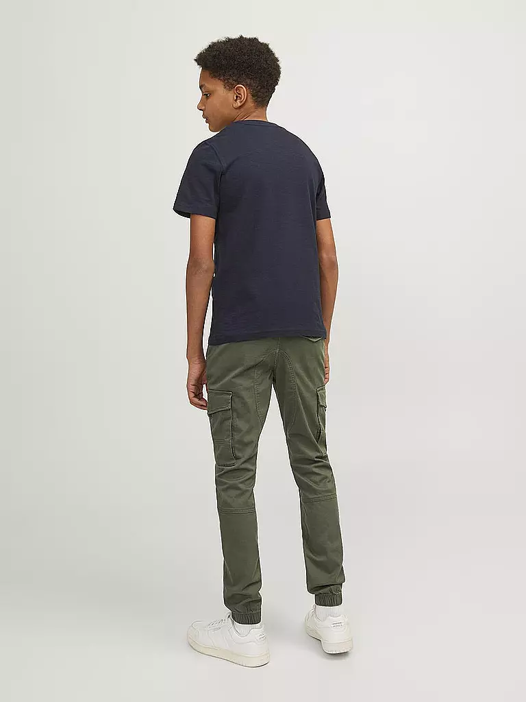 JACK & JONES | Pantalon cargo garçon JJIPAUL JJFLAKE | olive