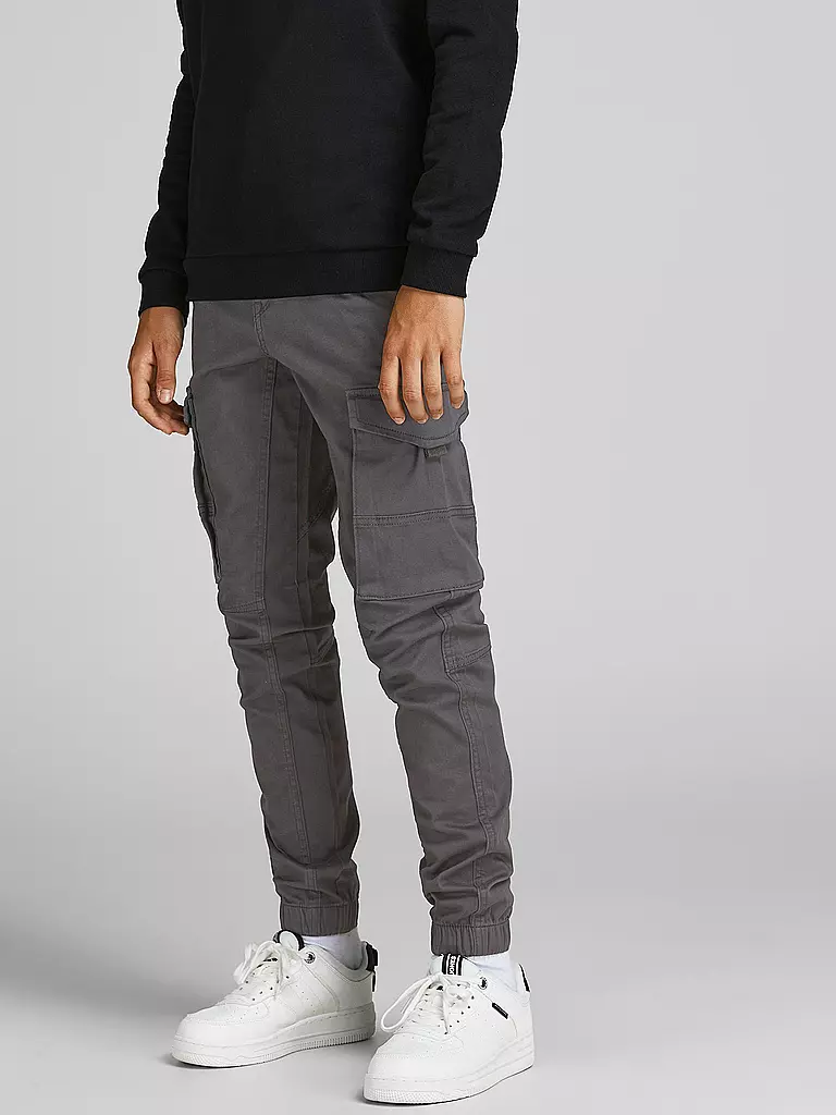 JACK & JONES | Pantalon cargo garçon JJIPAUL | grau