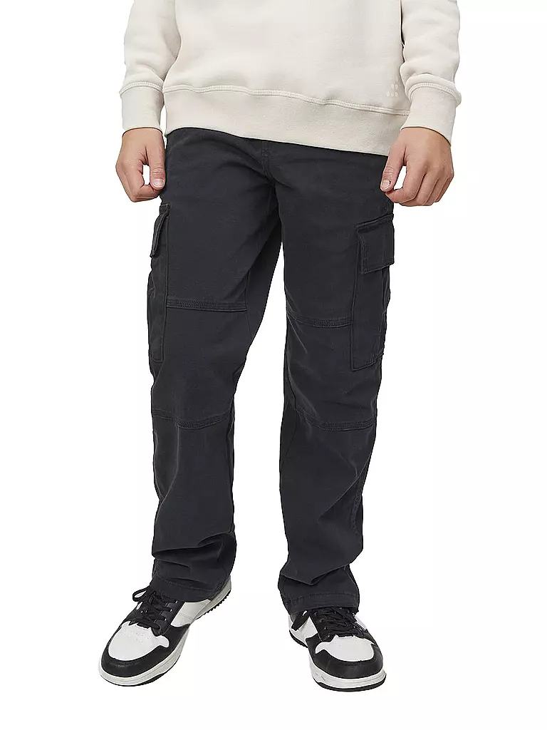 JACK & JONES | Pantalon cargo garçon JPSTKANE JJHARLOW | schwarz