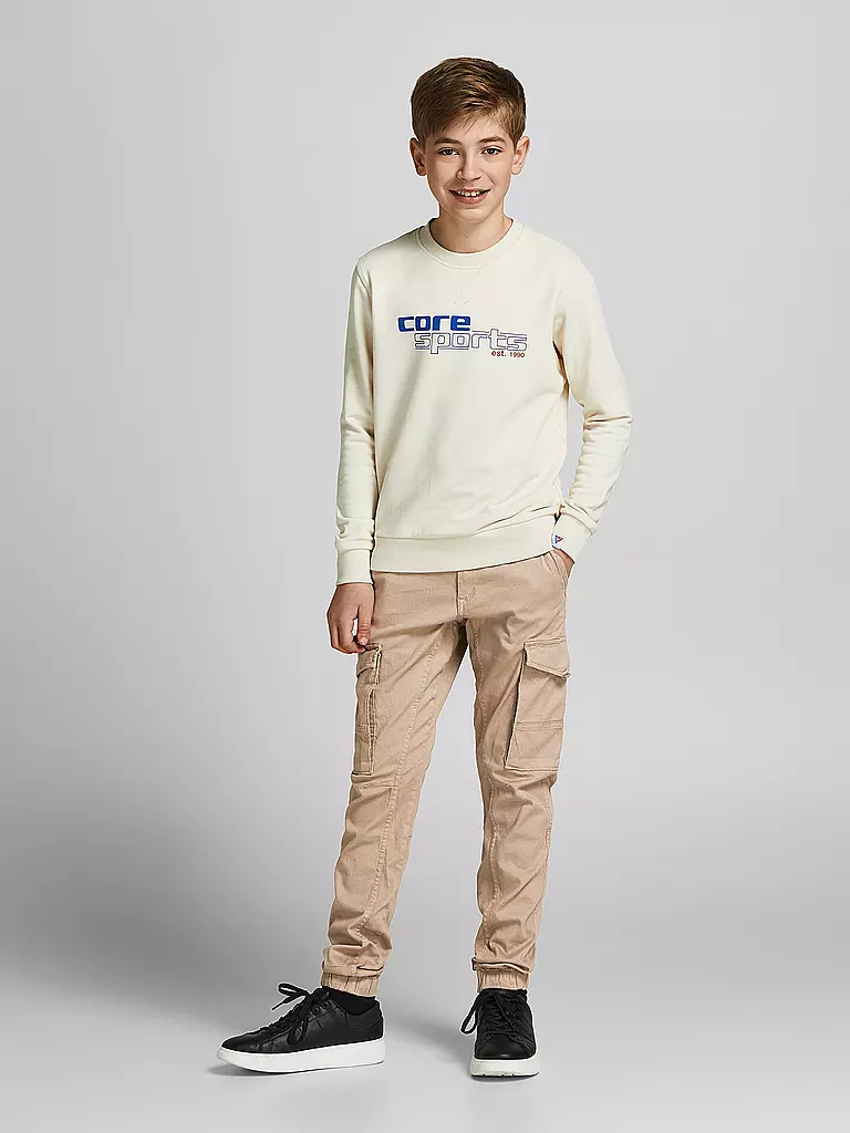 JACK & JONES | Pantalon cargo garçon JPSTPAUL JJFLAKE | beige