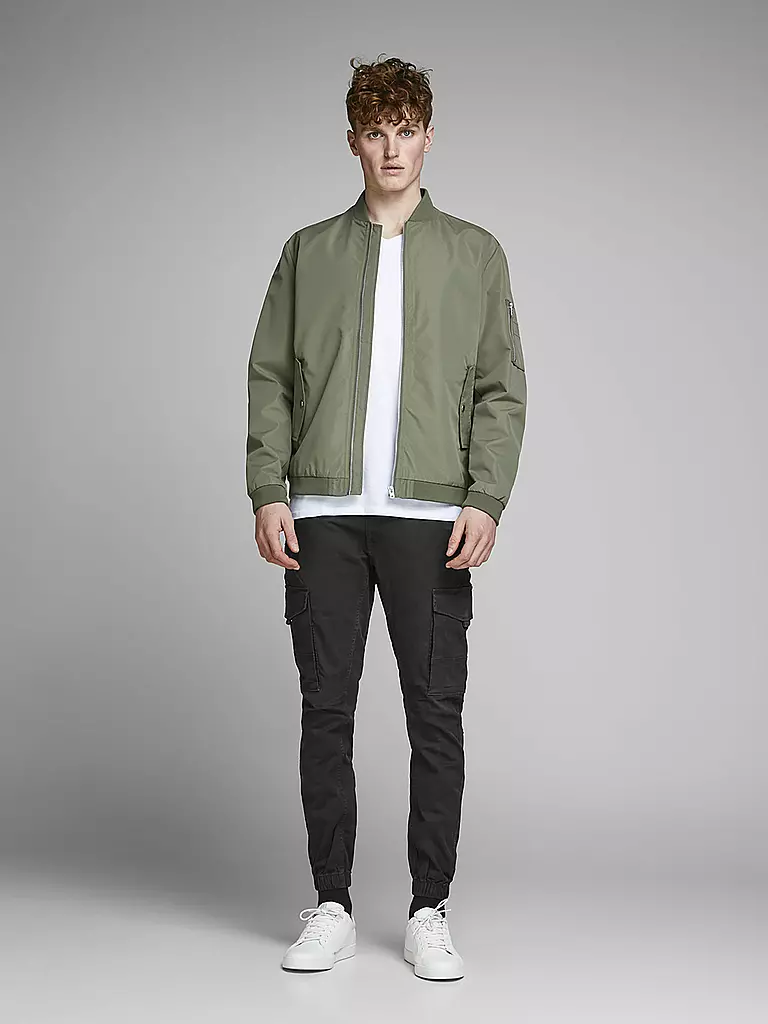JACK & JONES | Pantalon cargo JJIPAUL JJFLAKE | Noir