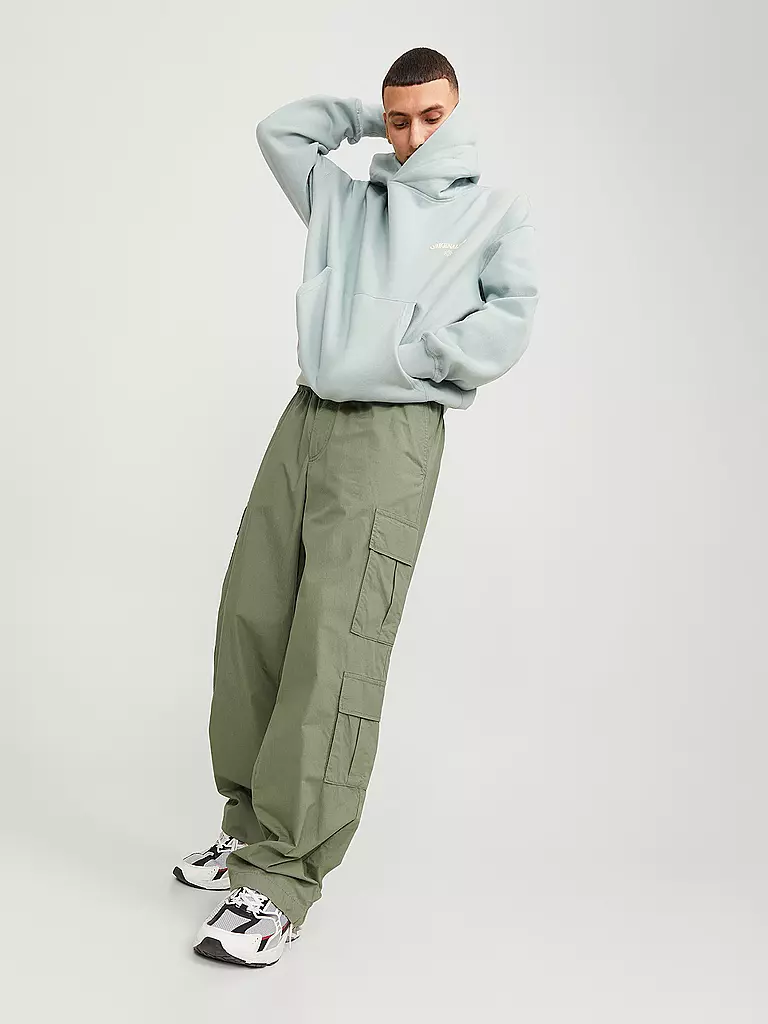 JACK & JONES | Pantalon cargo JPSTBILL | dunkelgrün