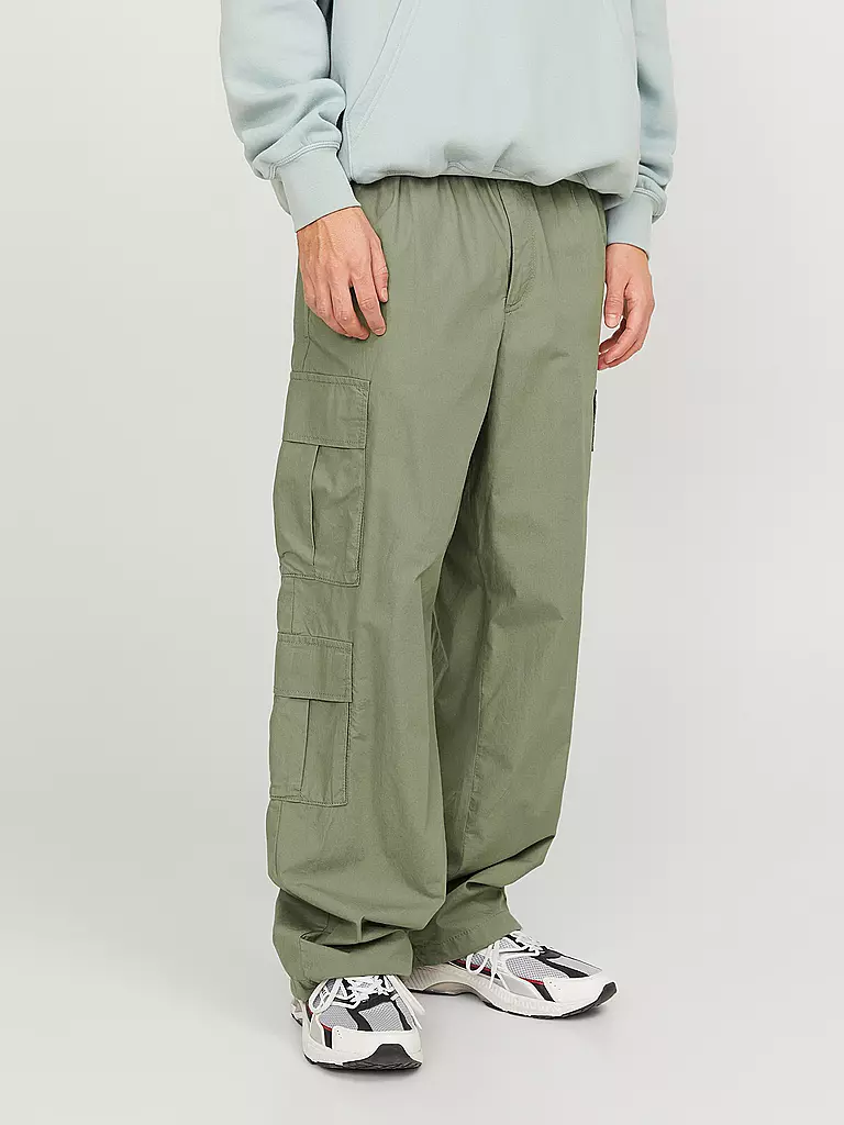 JACK & JONES | Pantalon cargo JPSTBILL | dunkelgrün