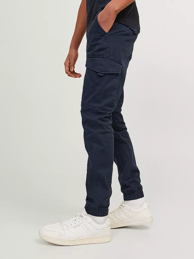 JACK & JONES | Pantalon cargo slim fit JJIPAUL pour garçon | blau