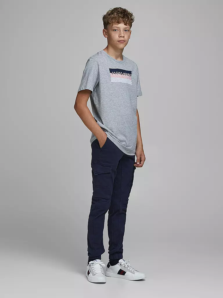 JACK & JONES | Pantalon cargo slim fit JJIPAUL pour garçon | blau