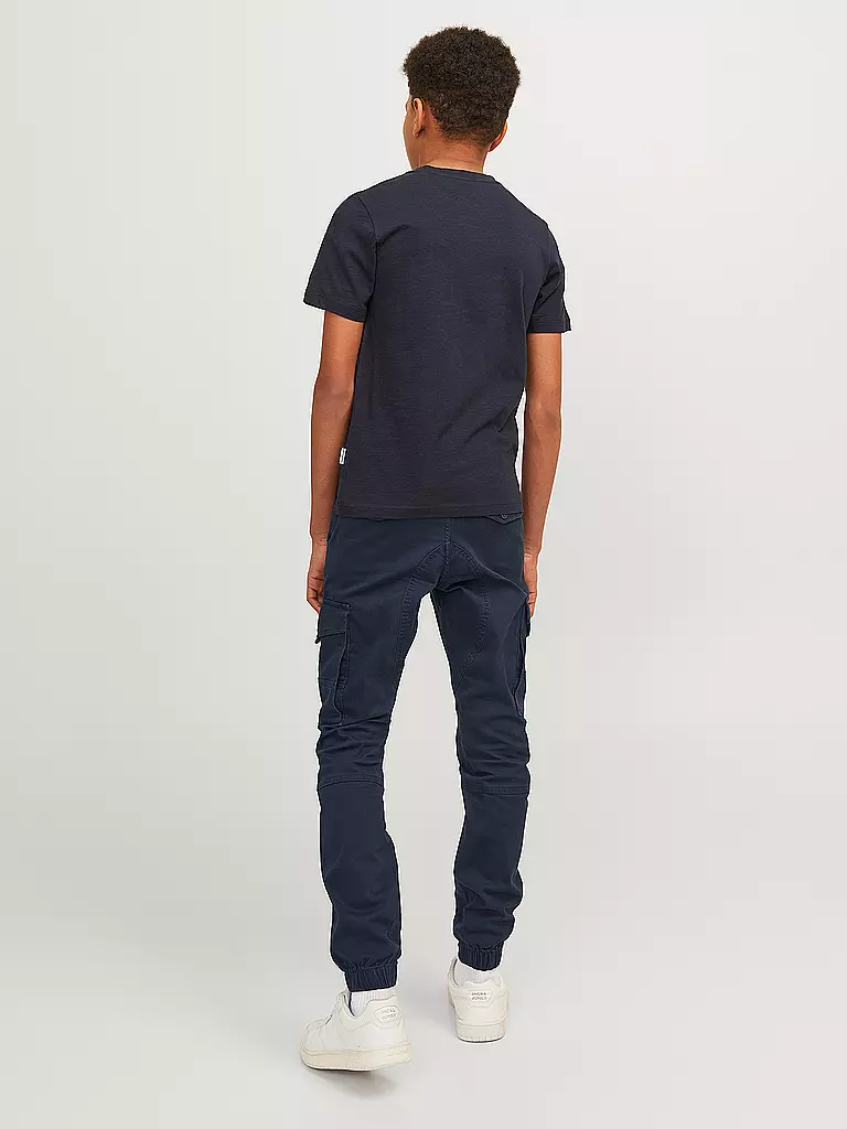 JACK & JONES | Pantalon cargo slim fit JJIPAUL pour garçon | blau